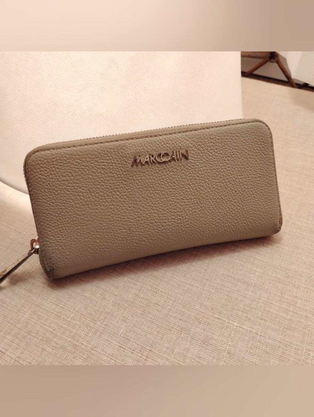 Marc Cain women's zip-around continental wallet.